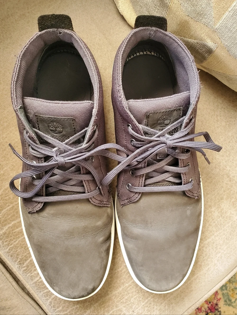 Timberland Men's Davis Square Chukka Shoe Size Mens 12 In Dark Gray